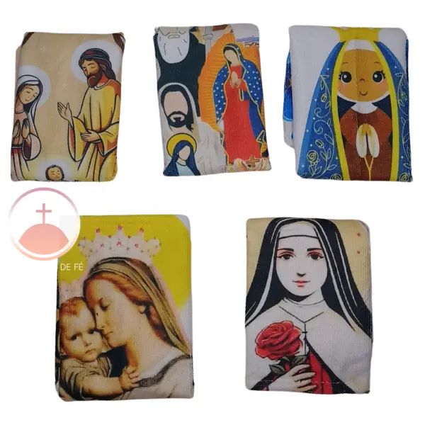 Toalha Devocional — Nossa Senhora Aparecida, Santos e mais
