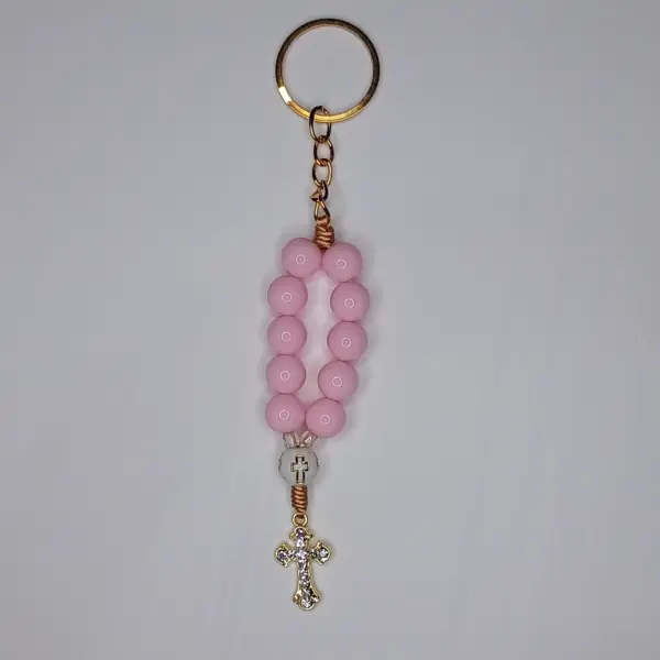 Chaveiro Dezena 10mm — Contas Coloridas