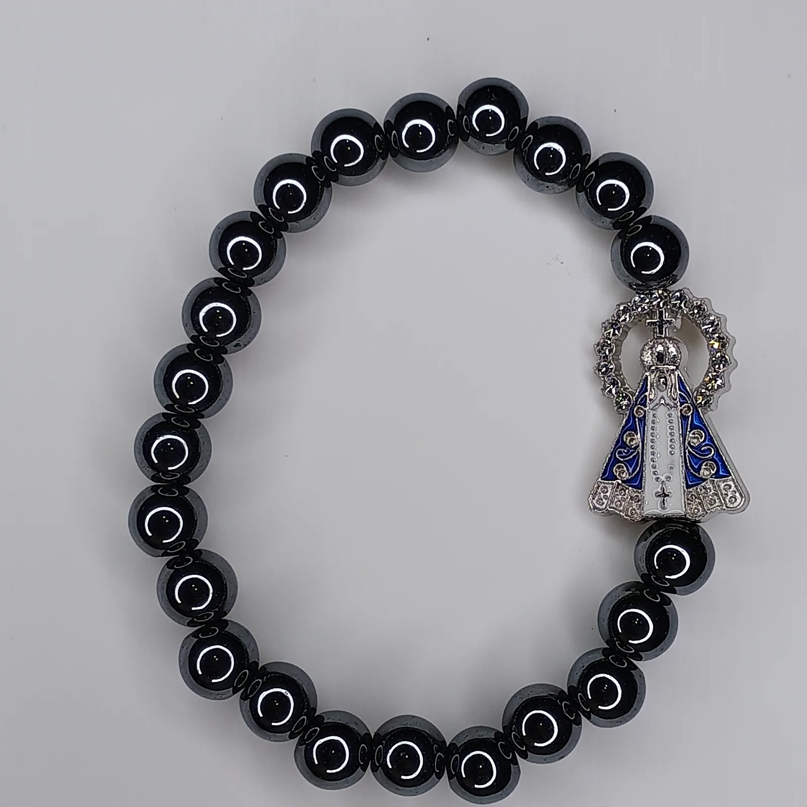 Pulseira de Hematita — Nossa Senhora Aparecida - Imagem 3