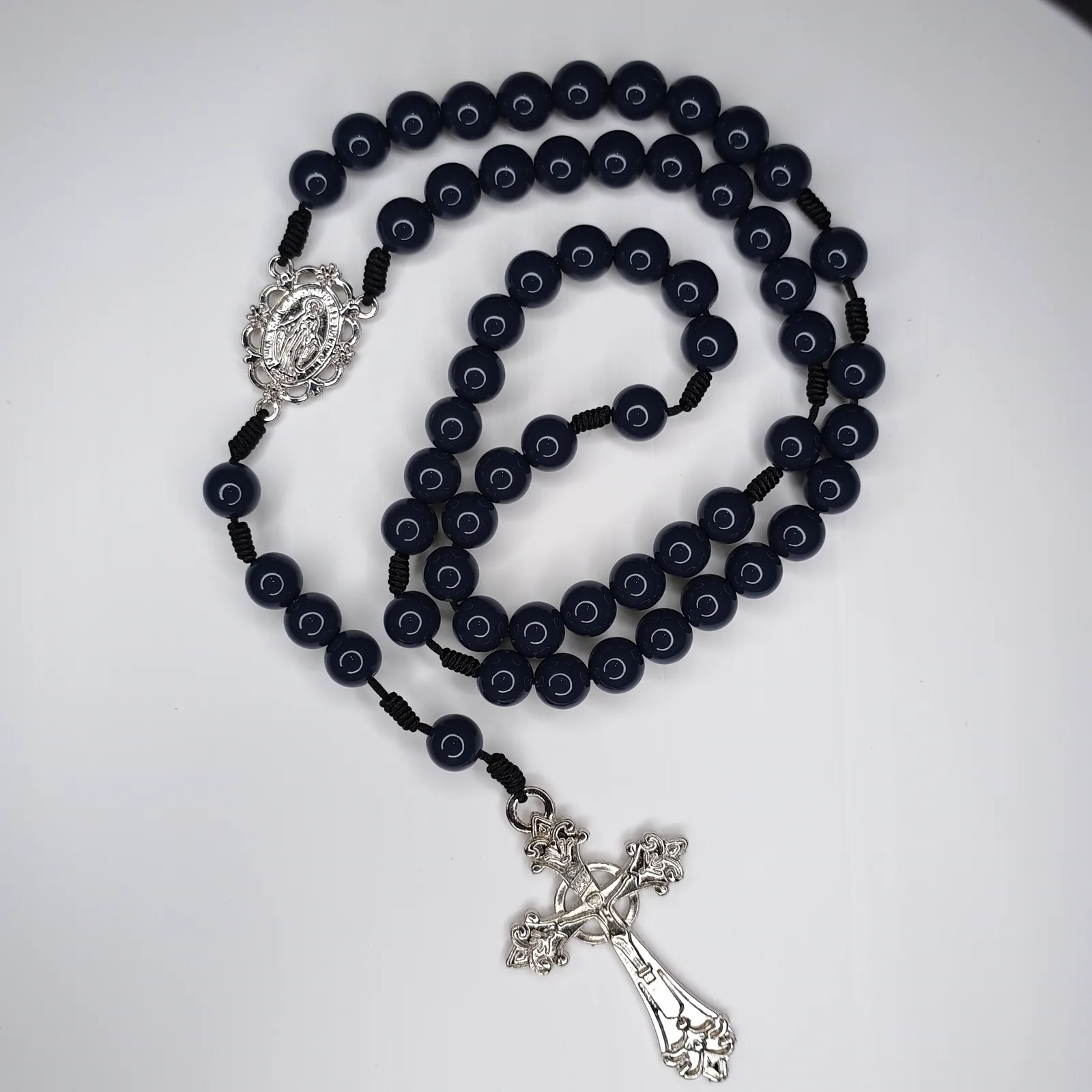Terço Tradicional 10mm Catoli.co — Feito à Mão