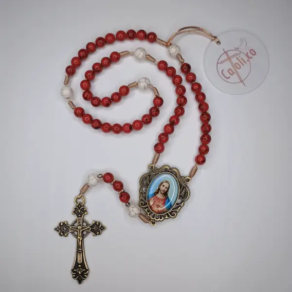 Terço Sagrado Coração de Jesus e Imaculado Coração de Maria — Howlita